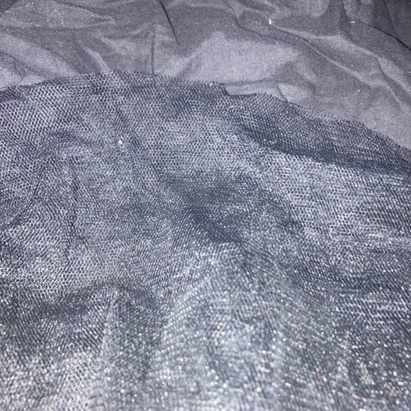 Girls Striped Mesh Layered Tulle Skirt Long Sleeve Dress Ring O Neck 140 8-10 - Picture 7 of 8